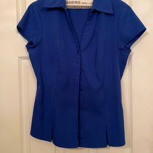 Cato medium blue blouse